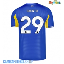 Camisa de time de futebol Leeds United Wilfried Gnonto #29 Replicas 2º Equipamento 2025-26 Manga Curta